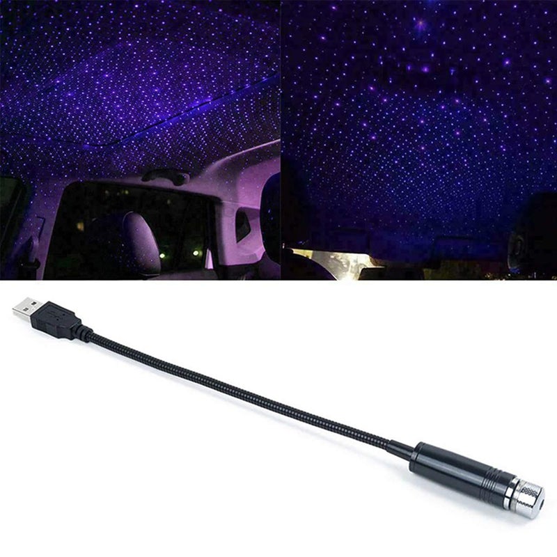 SOCAL-LED LIGHTING مشروع ضوء النجوم الأرجواني LED للسيارة USB من SOCAL - إضاءة داخلية قابلة للتعديل، أضواء سقف رومانسية زخرفية - Image 2